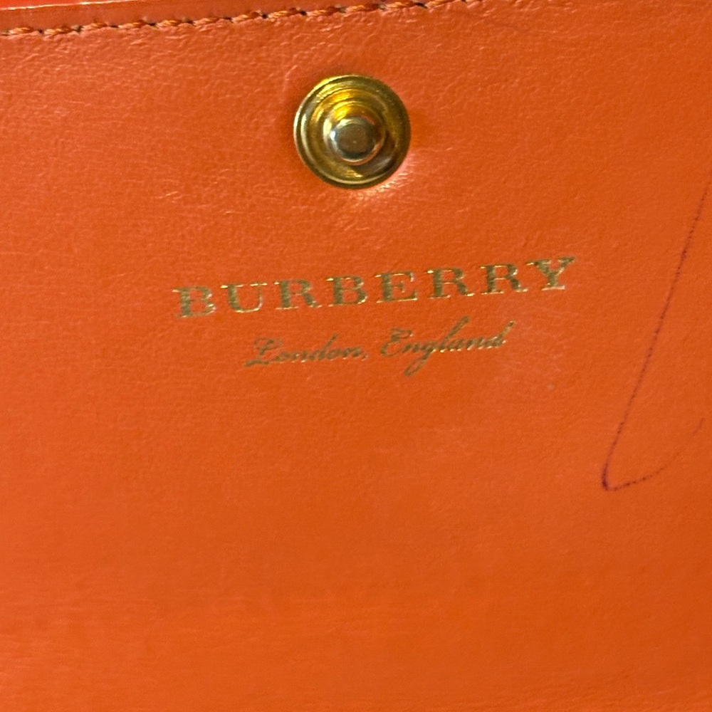 Burberry Tan Plaid Wallet - Picture 3 of 14